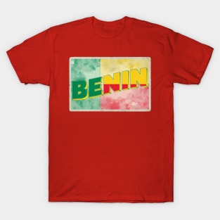 Benin Vintage style retro souvenir T-Shirt